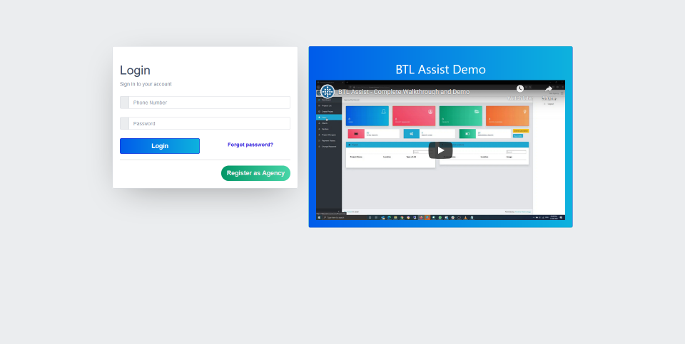 screenshot of BTL Assist